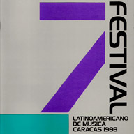 VII Festival Latinoamericano de Msica, Caracas 1993